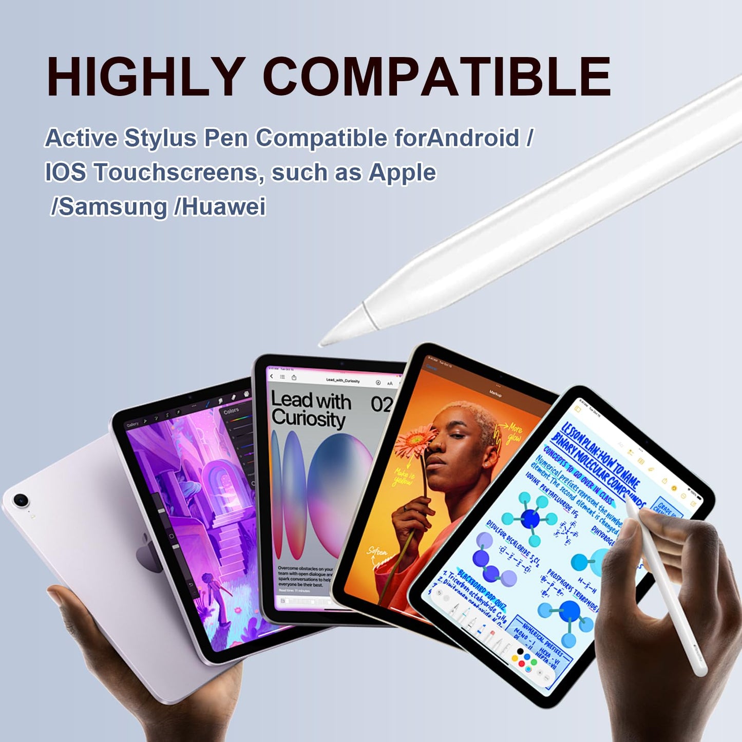 【Long-battery】Black Stylus Pen for Touchscreen