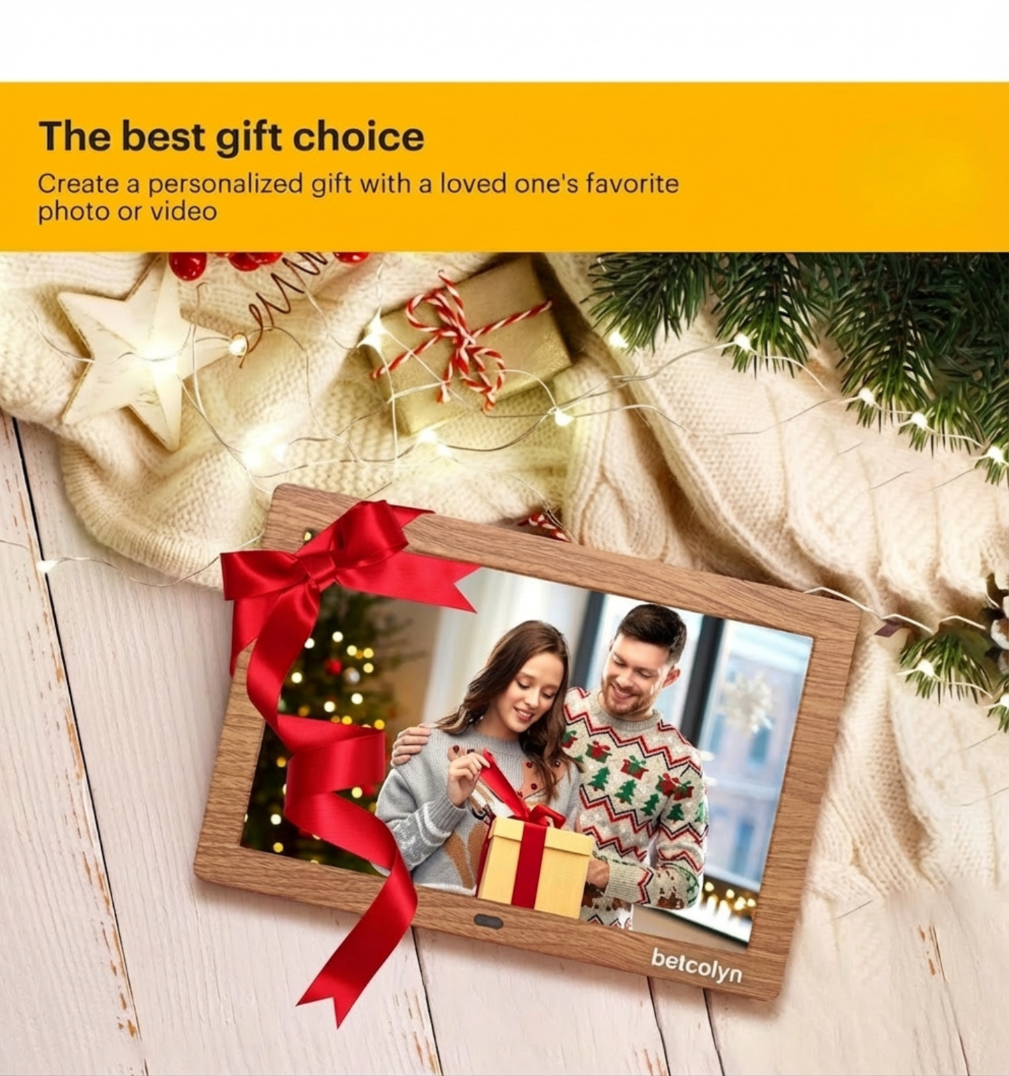 【8"】 Digital Picture Frame,NO-WIFI (