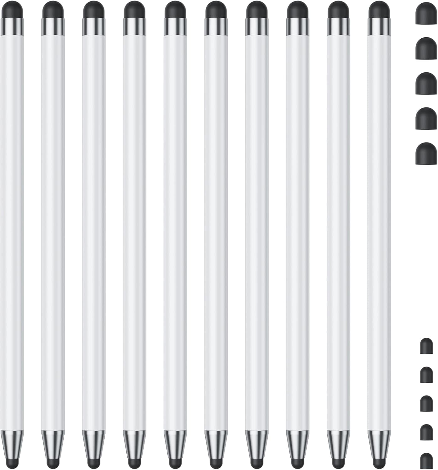 【10Pack】White Stylus Pen for Touchscreen