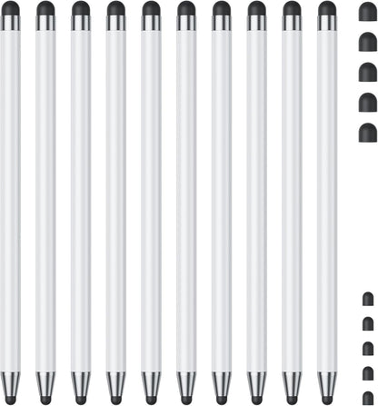 【10Pack】White Stylus Pen for Touchscreen