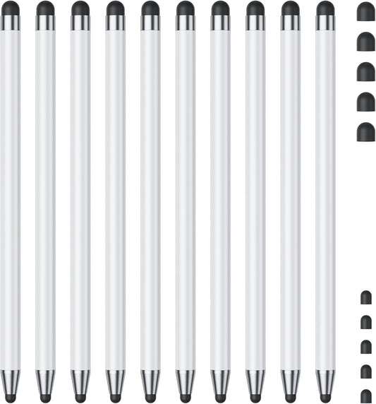 【10Pack】White Stylus Pen for Touchscreen