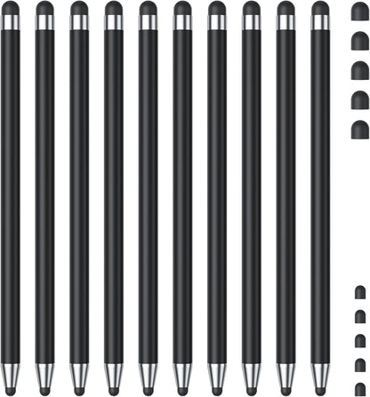 【10Pack】All Black Stylus Pen for Touchscreen