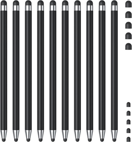 【10Pack】All Black Stylus Pen for Touchscreen