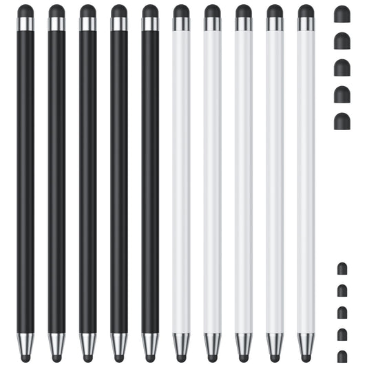【10Pack】Black&White Stylus Pen for Touchscreen