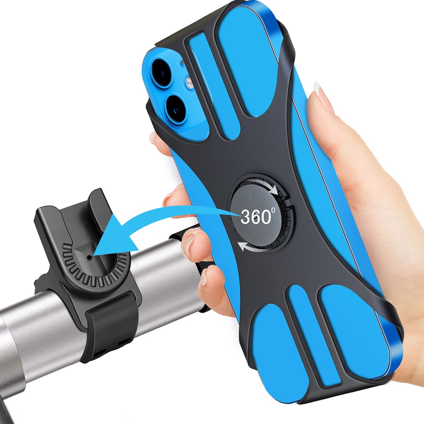 【360° 】Bicycle Phone Mount Holder