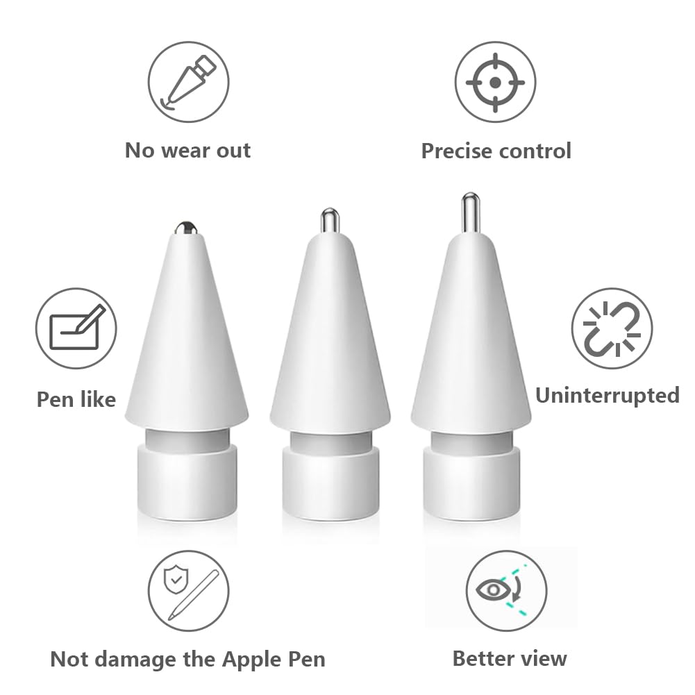 【4Pack】Tips for Apple Pencil