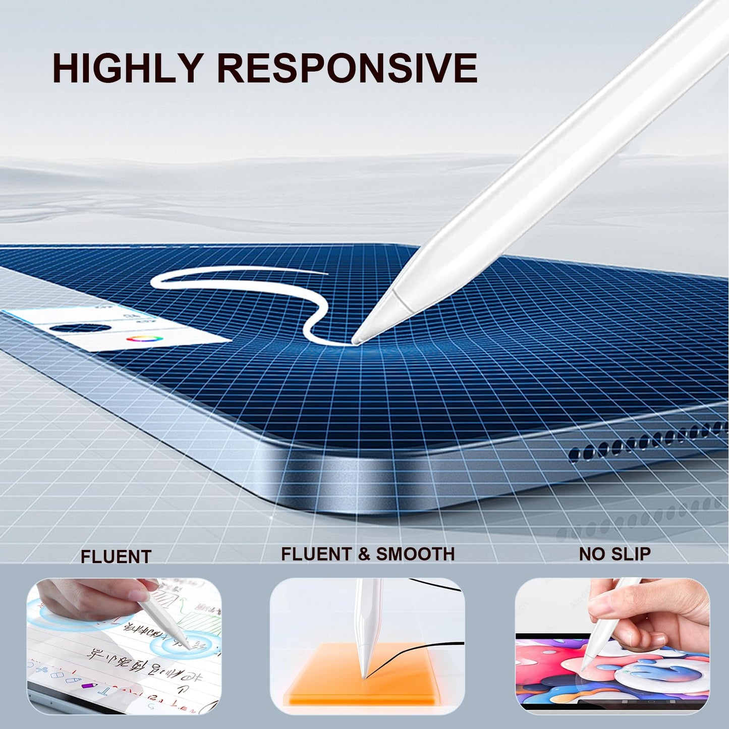 【Long-battery】Black Stylus Pen for Touchscreen