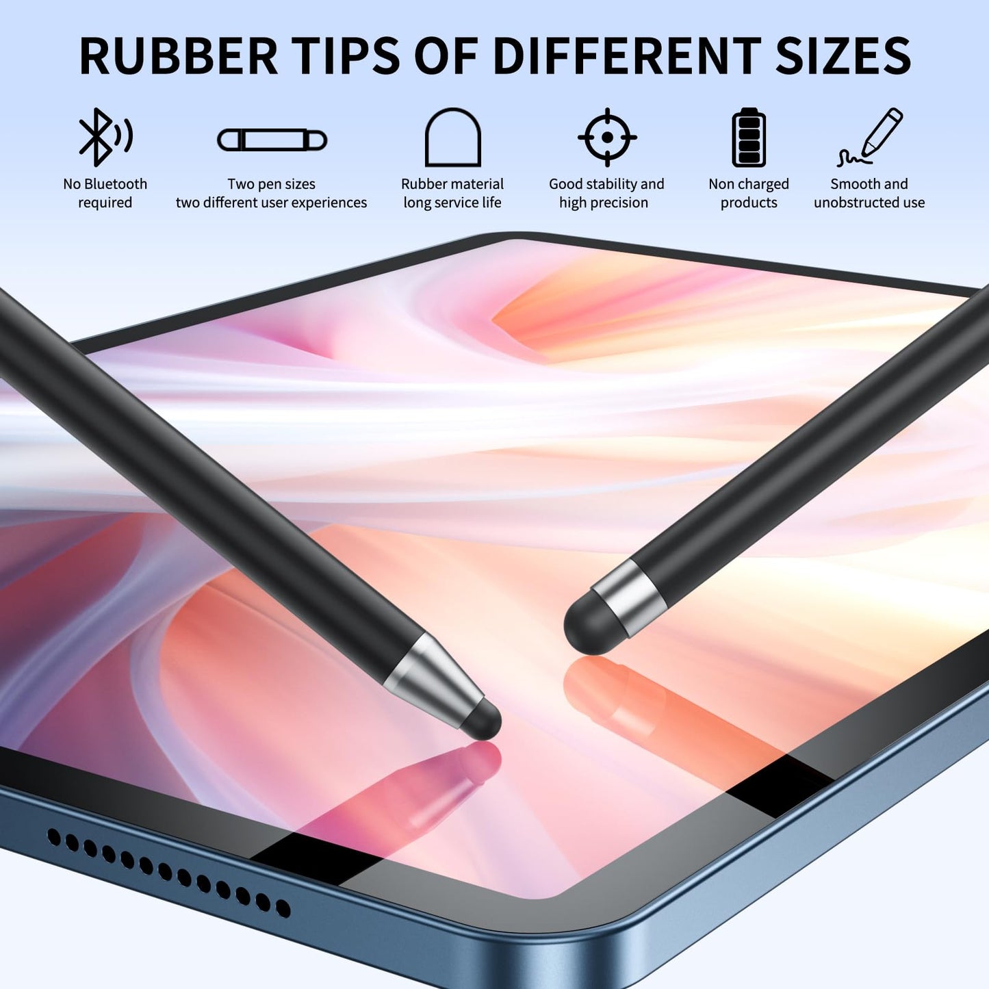 【10Pack】White Stylus Pen for Touchscreen