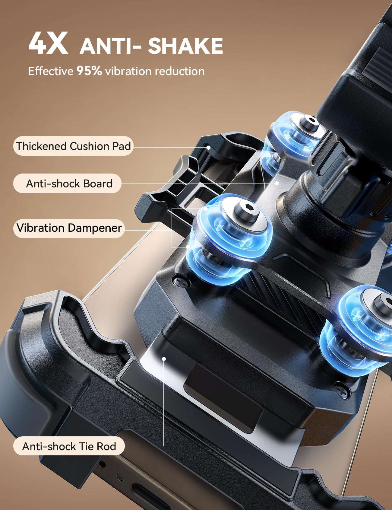 【Heavy Duty】Motorcycle&Bicycle Phone Mount Holder
