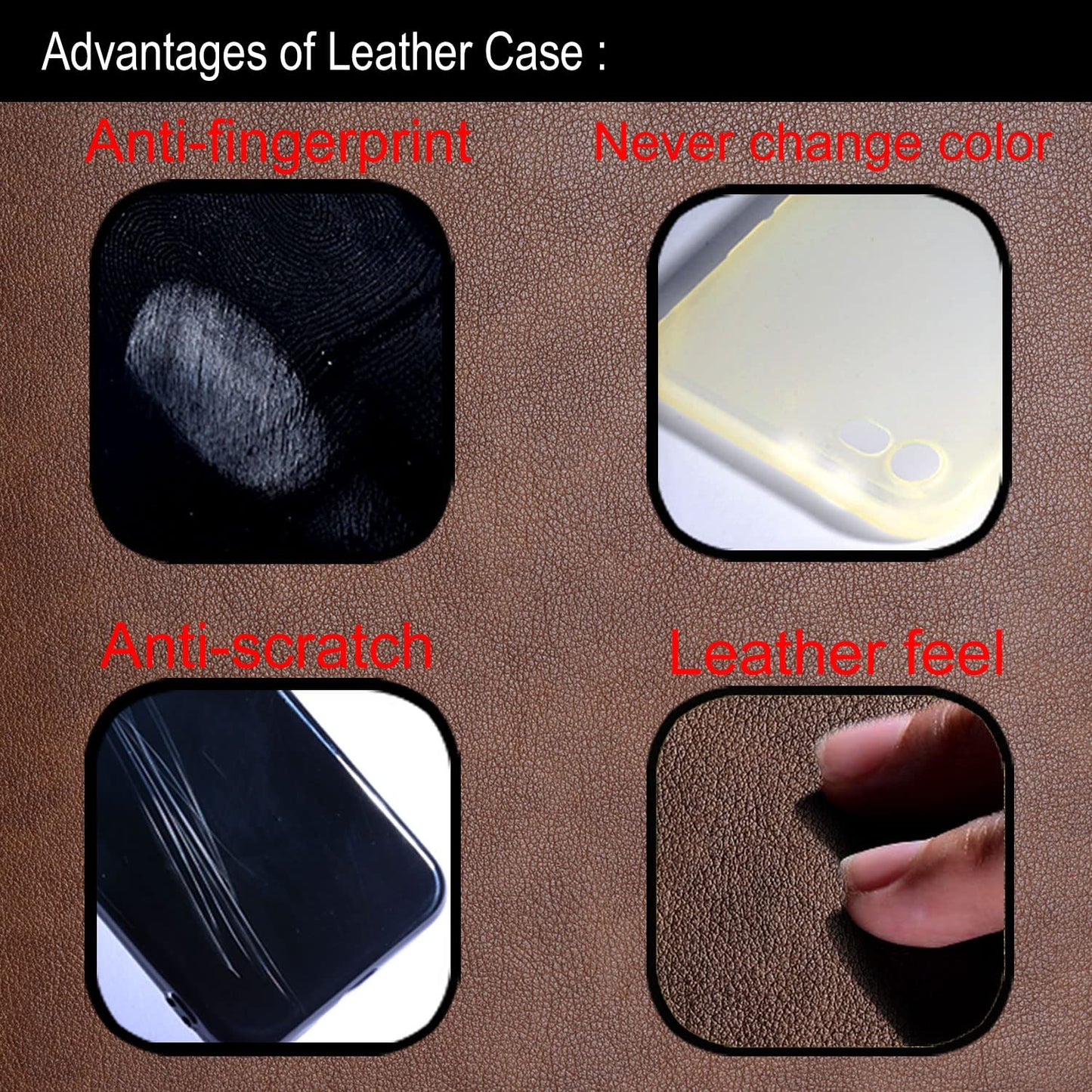 【Leather】Phone Case for Pixel