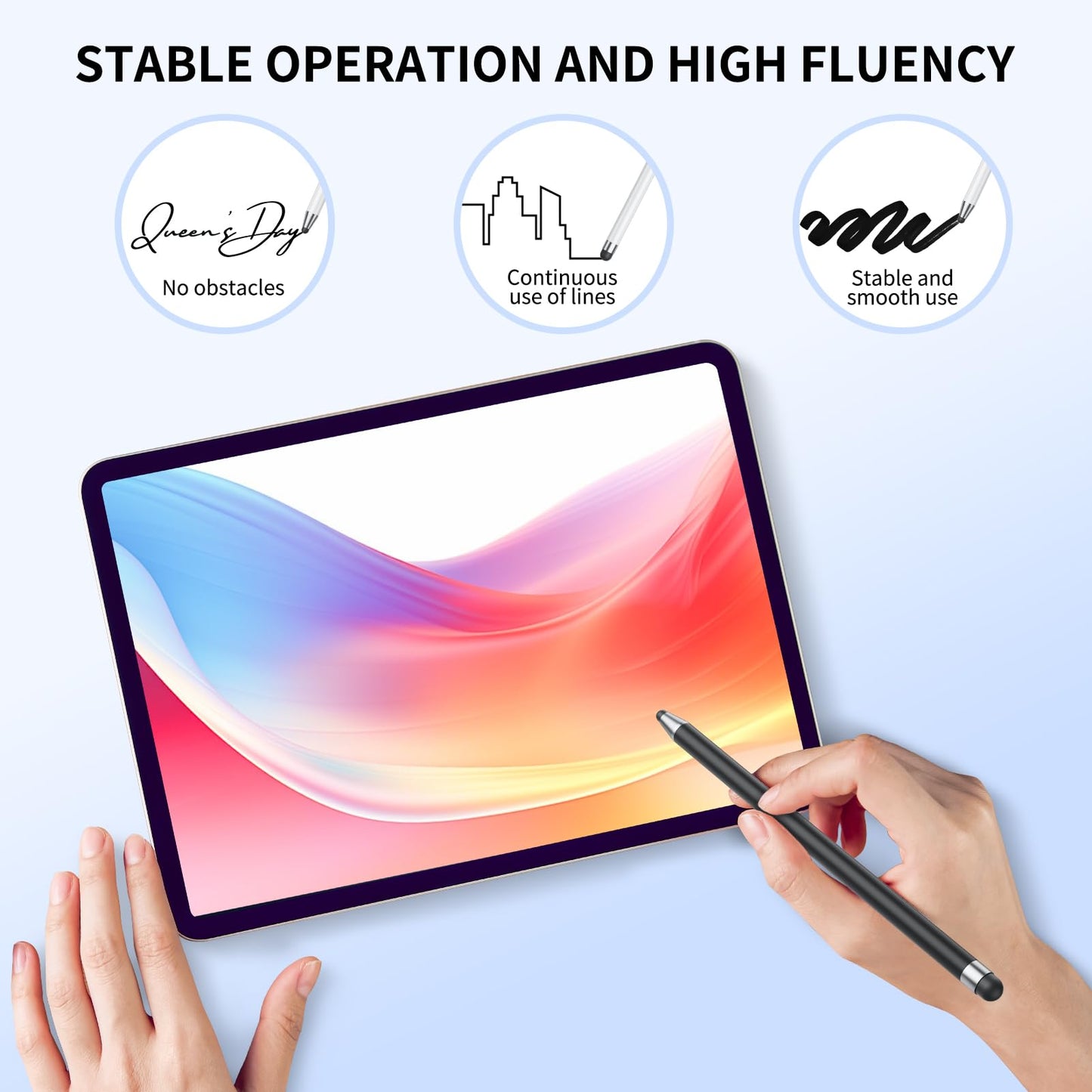 【10Pack】White Stylus Pen for Touchscreen