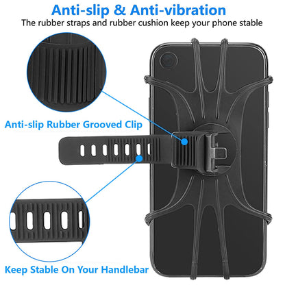 【2Pack】Bicycle Phone Mount Holder