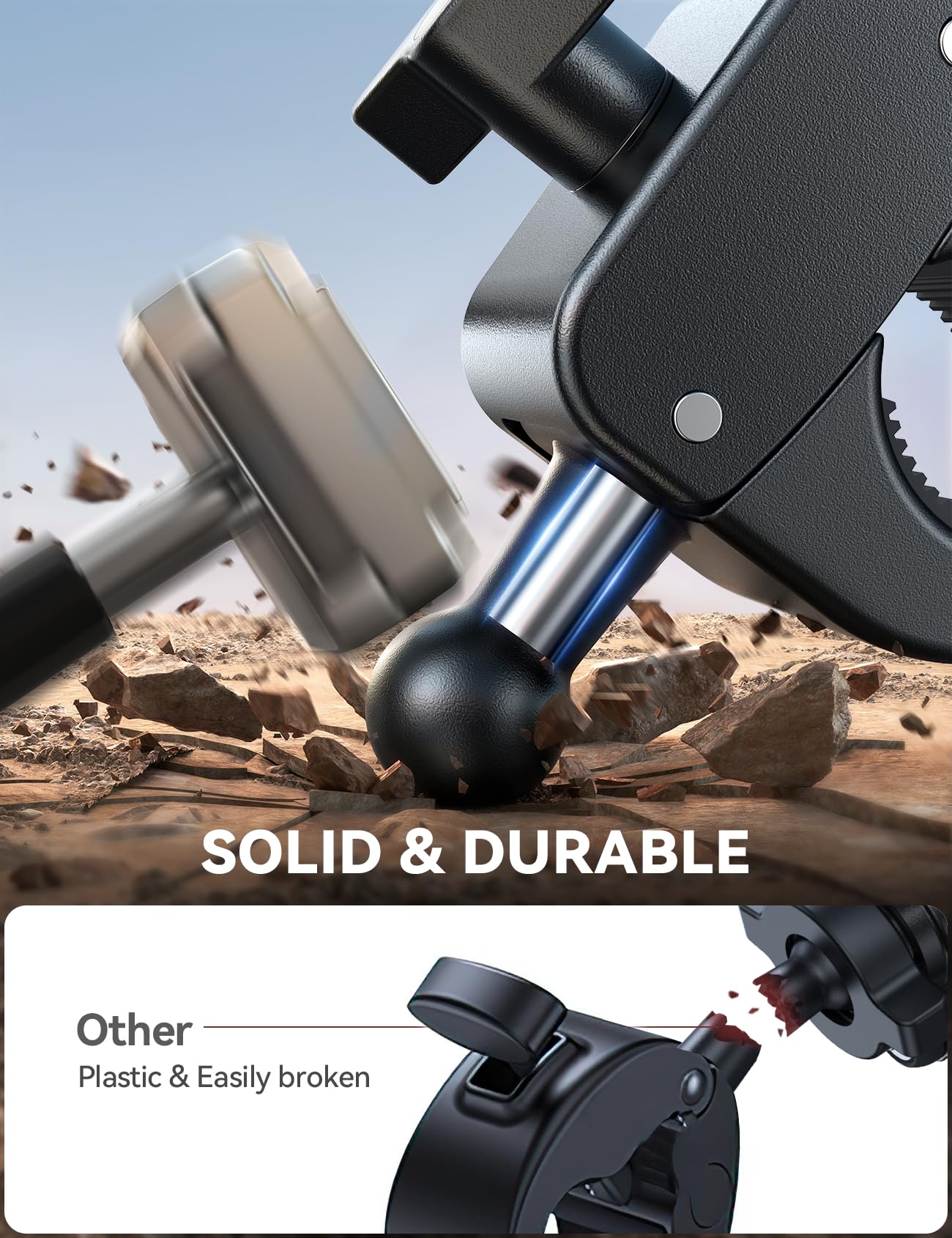【Heavy Duty】Motorcycle&Bicycle Phone Mount Holder