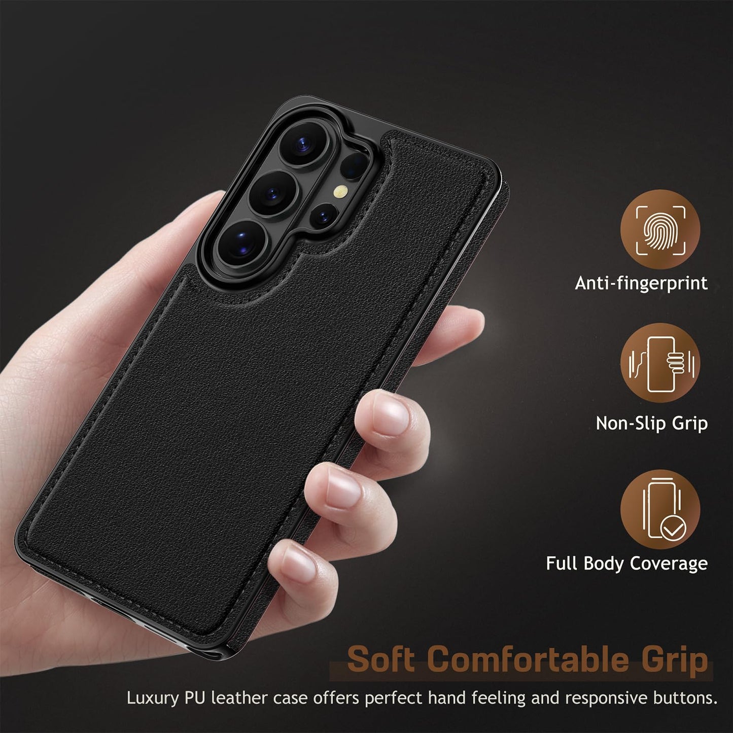 【Leather】Phone Case for Galaxy