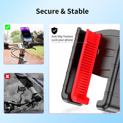 【360° 】Motocycle&Bicycle Phone Mount Holder