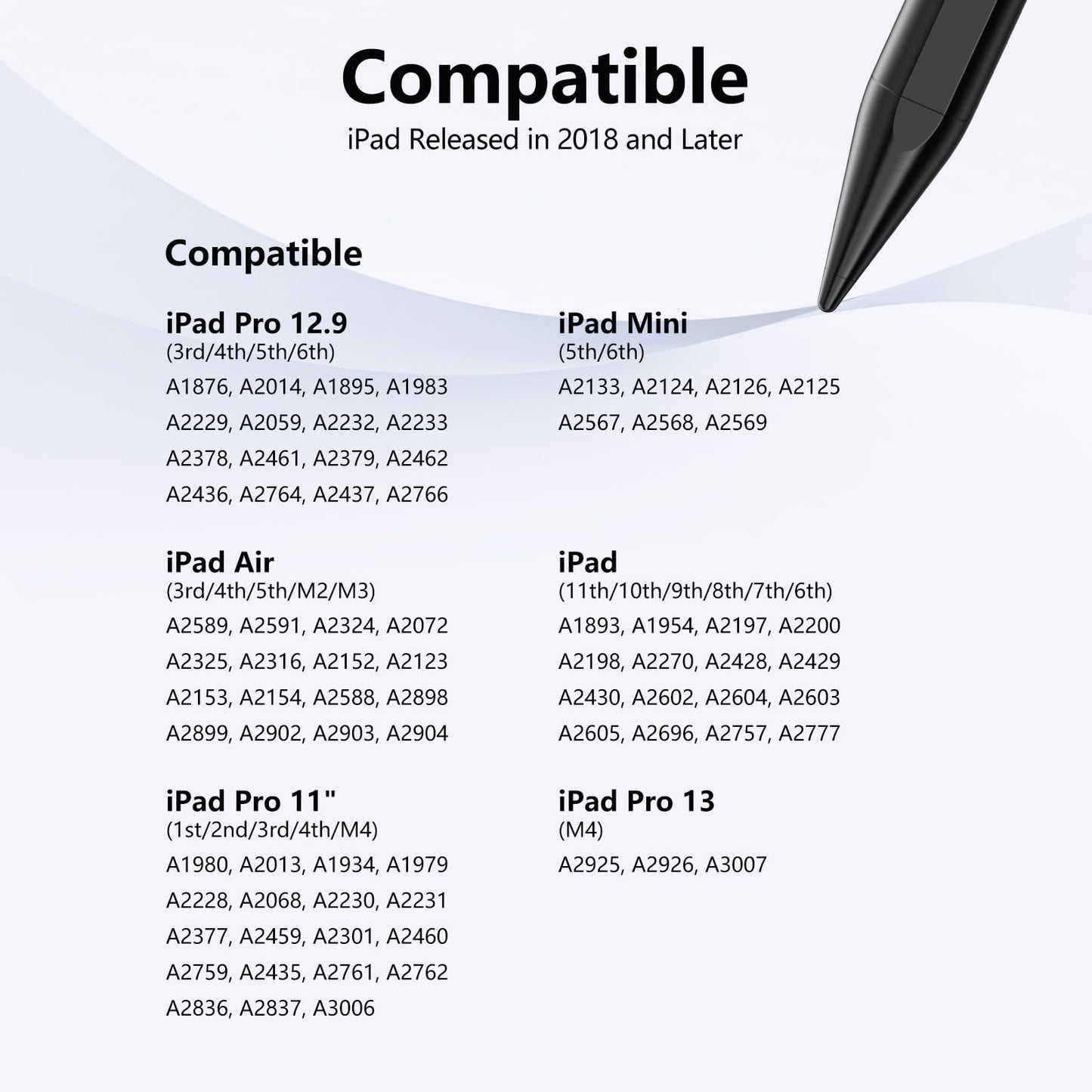 Stylus Pen for iPad(2018-2026)