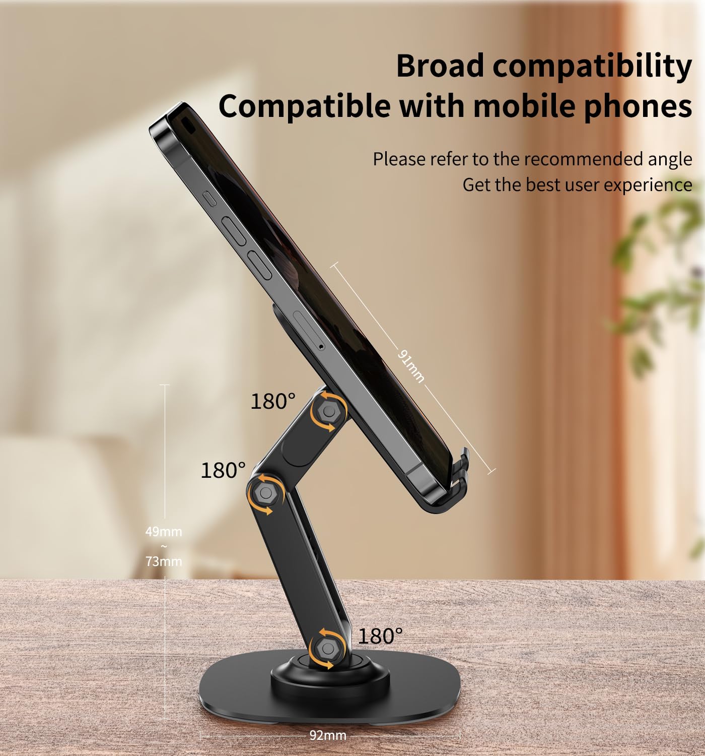 【Easy to Carry 】Phone Mount Holder
