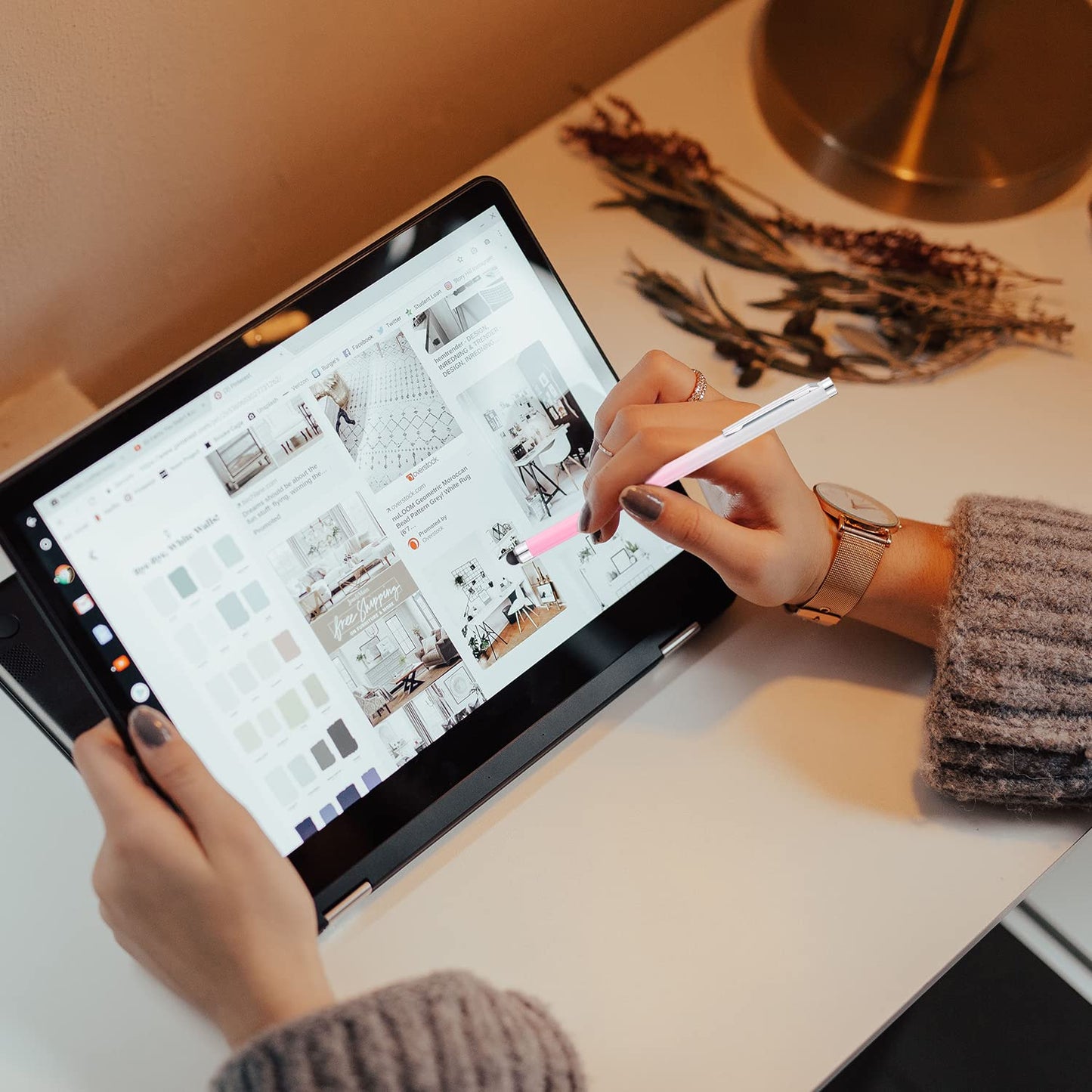 【12Pack】 Stylus Pen Set for Touchscreen