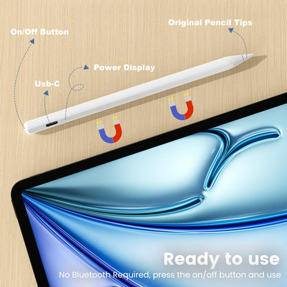 【1+3】Stylus Pen Set for iPad(2018-2026)