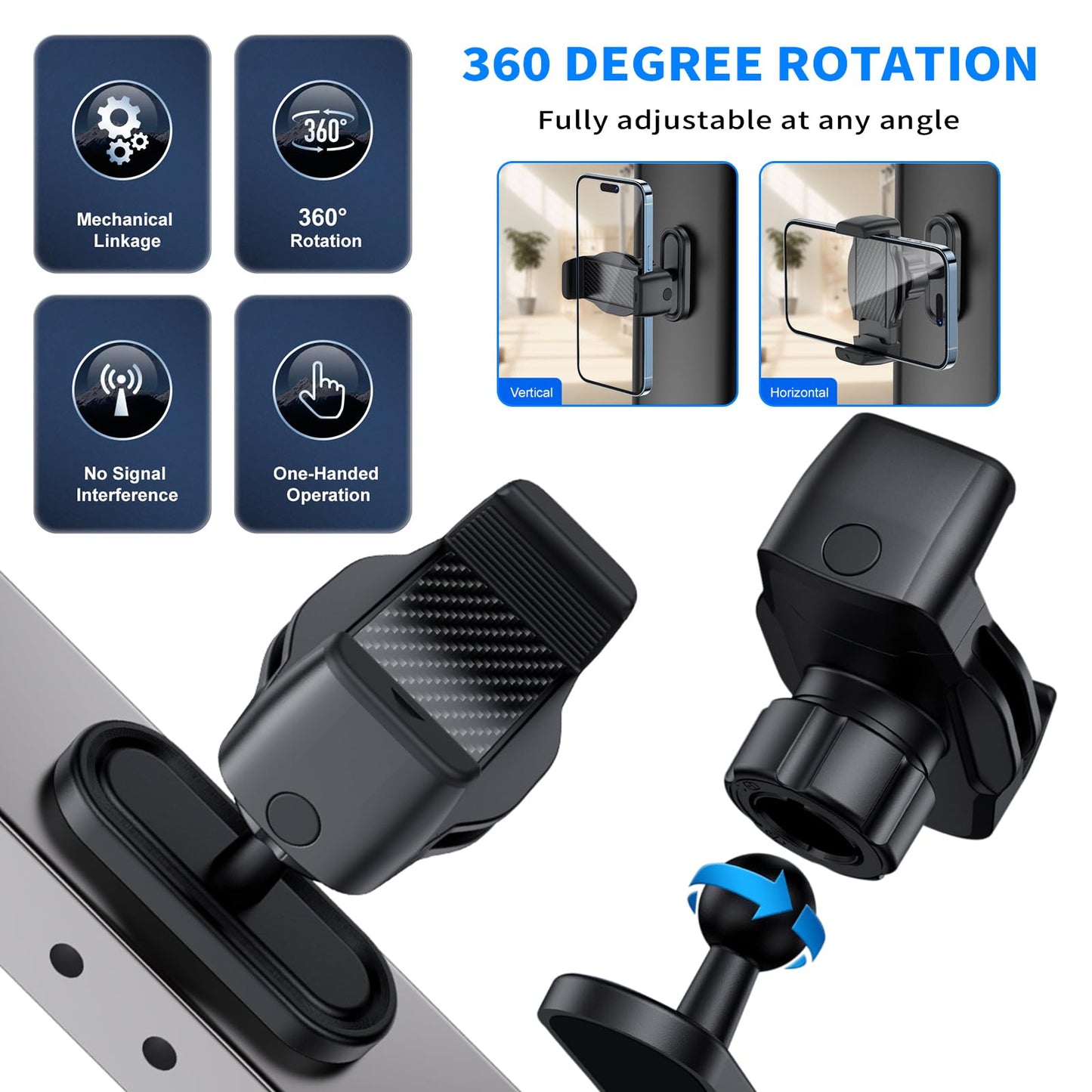 【EasytoUse 】Phone Mount Holder for Gym