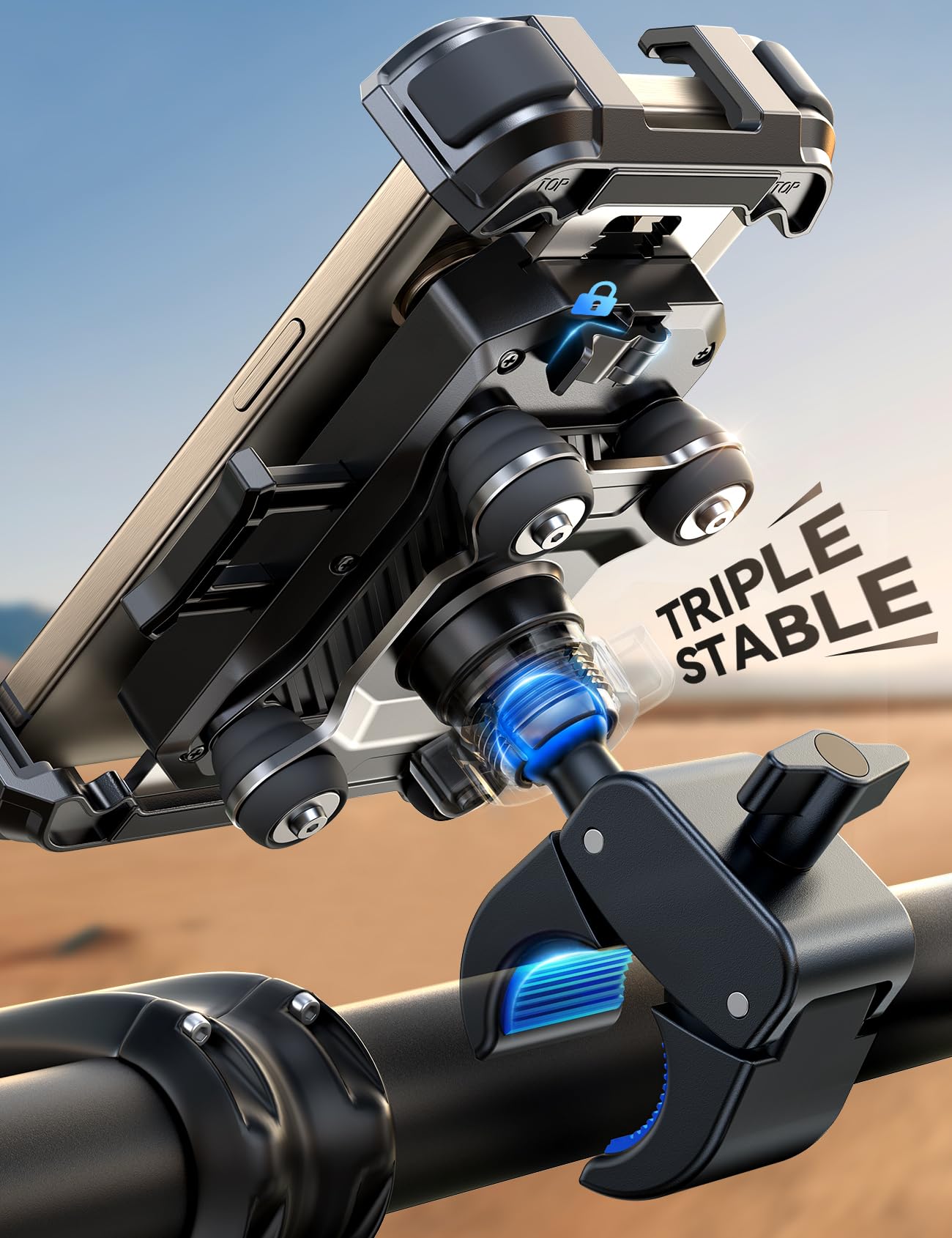 【Heavy Duty】Motorcycle&Bicycle Phone Mount Holder