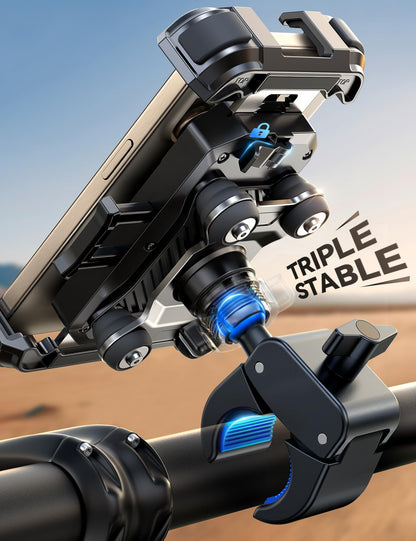 【Heavy Duty】Motorcycle&Bicycle Phone Mount Holder