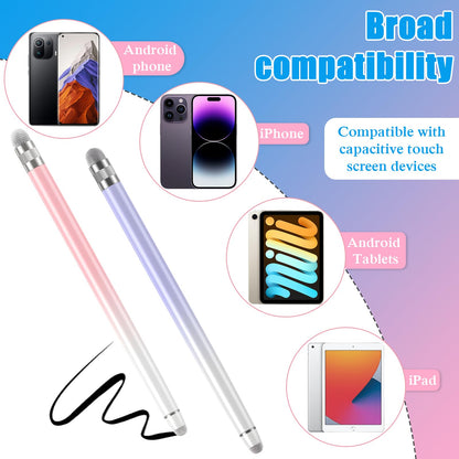 【2Pack】Colorful Stylus Pen for Touchscreen