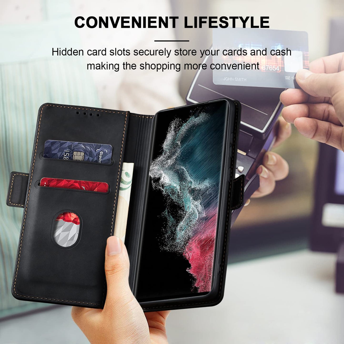 【Wallet】 Phone Case for Galaxy