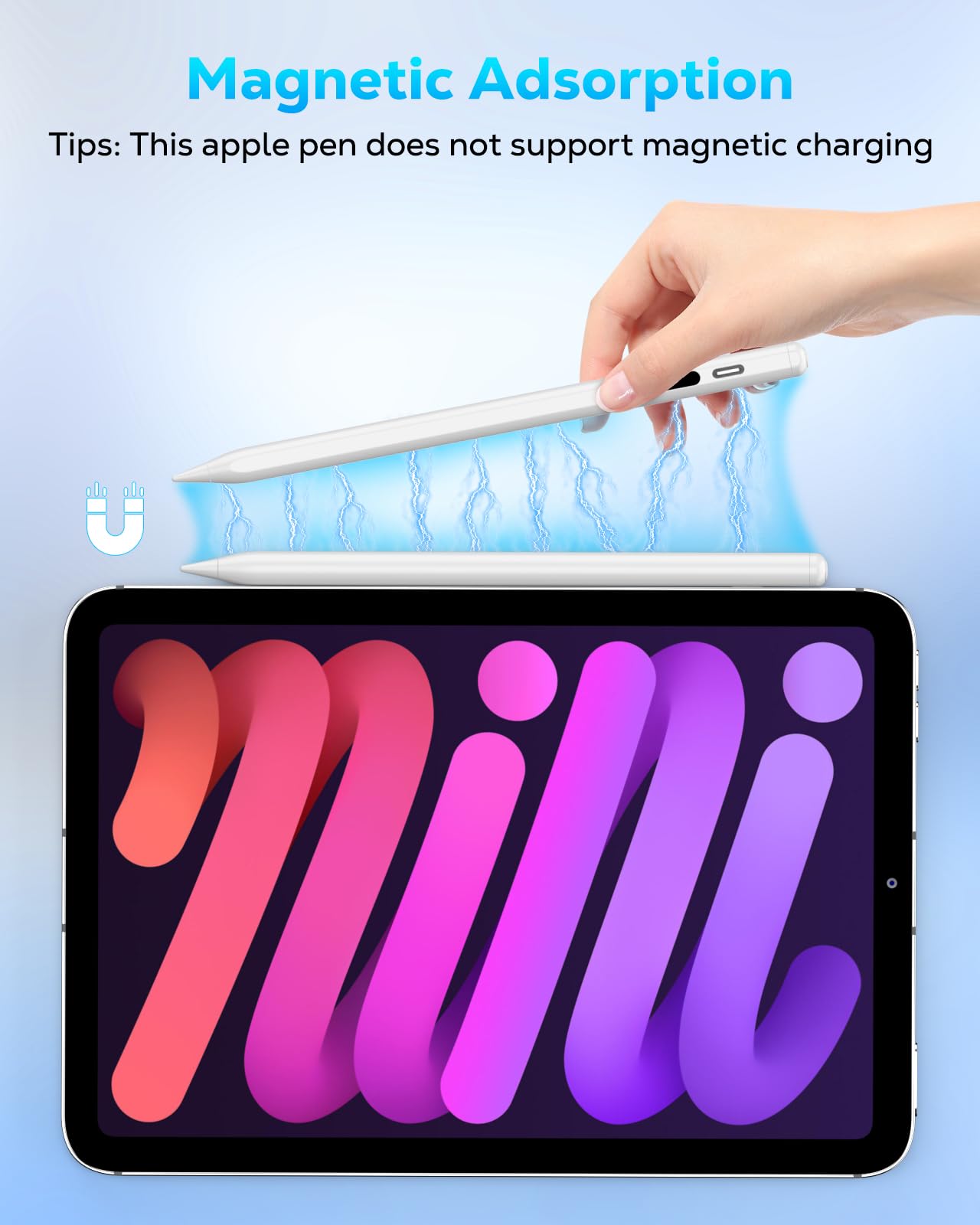 【LED】Stylus Pen for iPad(2018-2026)