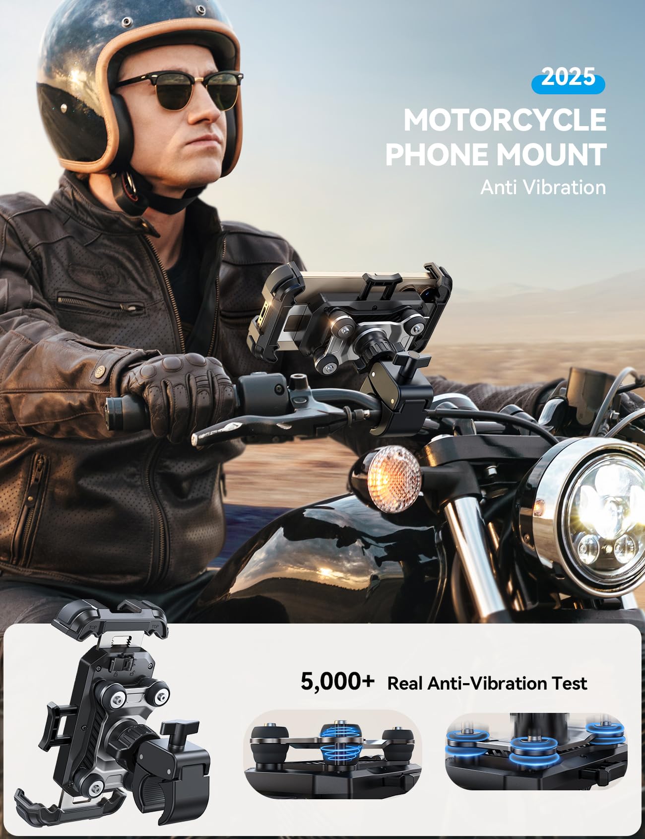 【Heavy Duty】Motorcycle&Bicycle Phone Mount Holder