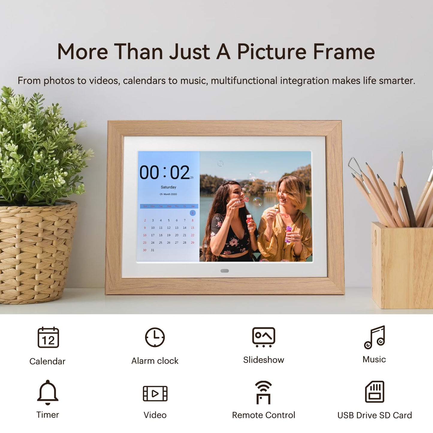 【10.1"】 Digital Picture Frame,NO-WIFI
