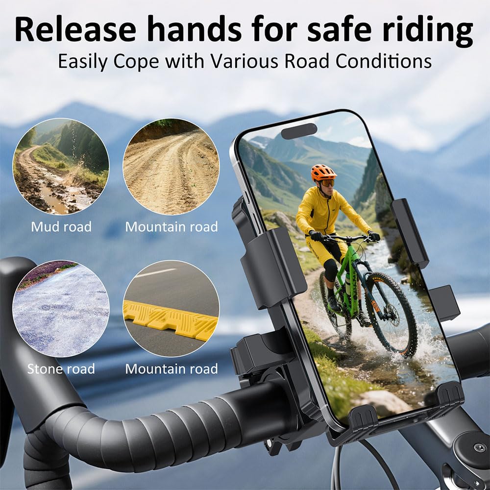 【Balance】Motocycle&Bicycle Phone Mount Holder