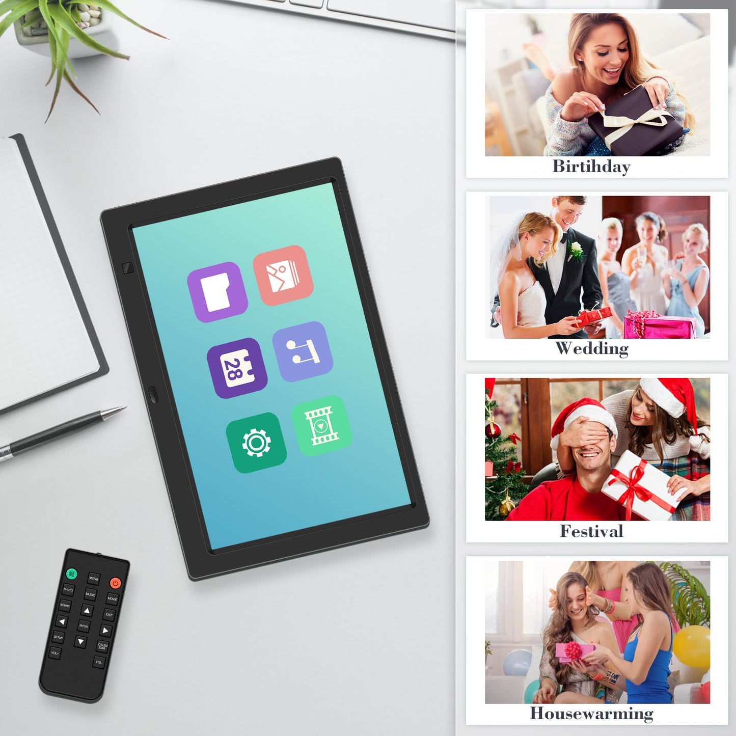 【10.1"】 Digital Picture Frame,NO-WIFI